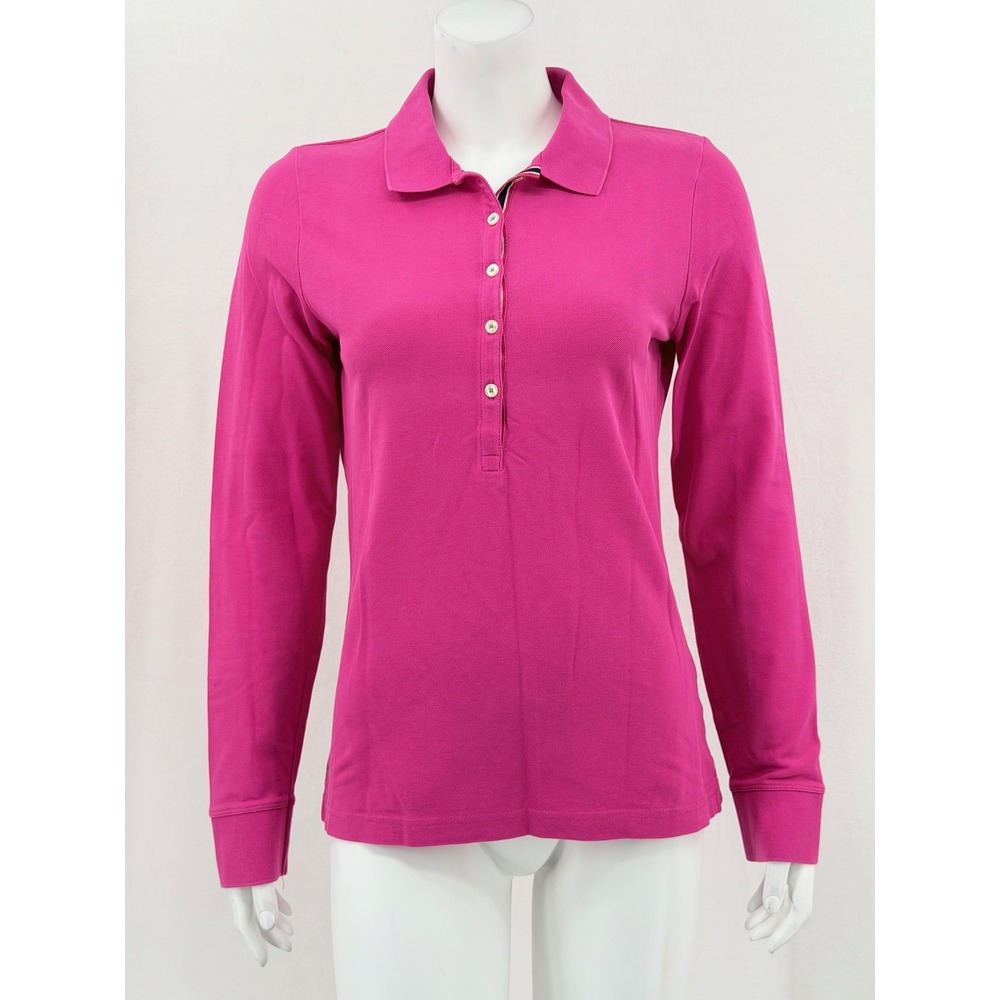 Lilly Pulitzer Pink Long Sleeve Polo Top